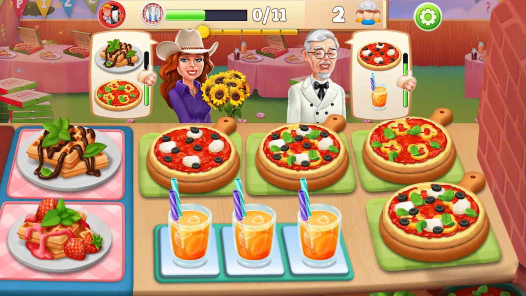 Взлом Cooking Market-Restaurant Game  [МОД Unlocked] — полная версия apk на Андроид screen 5