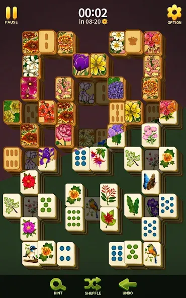 Скачать взлом Mahjong Blossom Solitaire  [МОД Menu] — последняя версия apk на Андроид screen 4