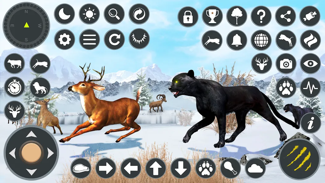 Скачать взломанную Wild Black Panther Games  [МОД Unlocked] — последняя версия apk на Андроид screen 1