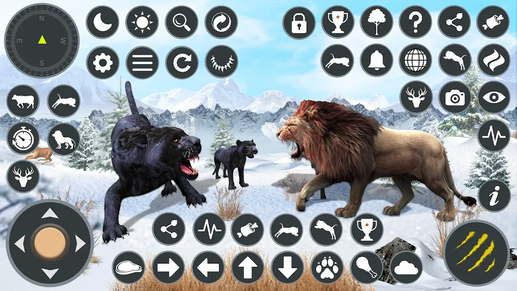 Скачать взломанную Wild Black Panther Games  [МОД Unlocked] — последняя версия apk на Андроид screen 2