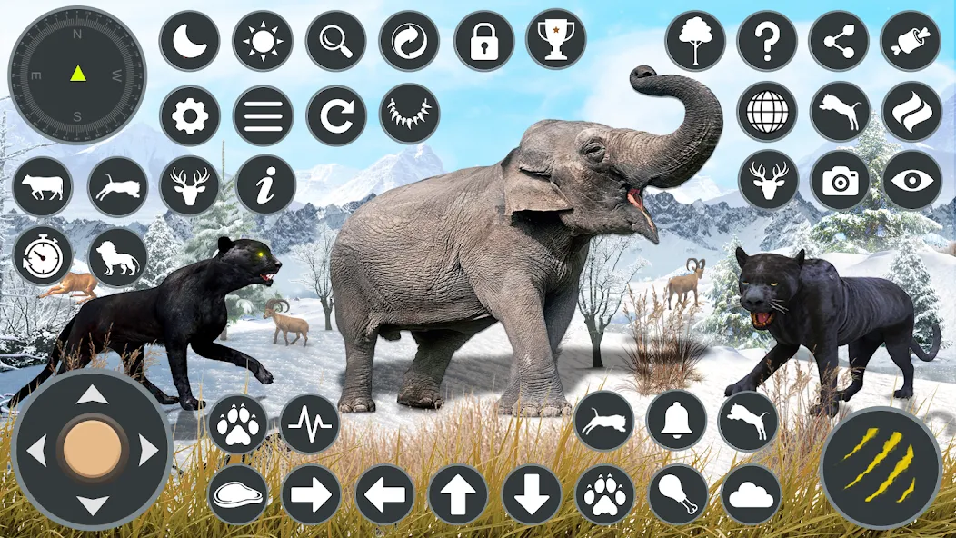 Скачать взломанную Wild Black Panther Games  [МОД Unlocked] — последняя версия apk на Андроид screen 3