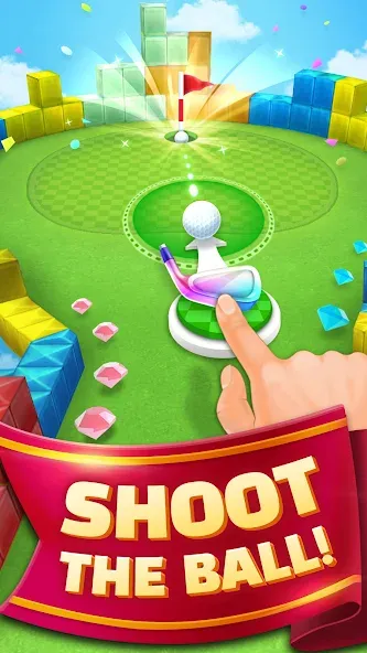 Скачать взломанную Mini Golf King (Мини Гольф Кинг)  [МОД Много монет] — последняя версия apk на Андроид screen 1