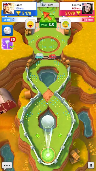 Скачать взломанную Mini Golf King (Мини Гольф Кинг)  [МОД Много монет] — последняя версия apk на Андроид screen 5