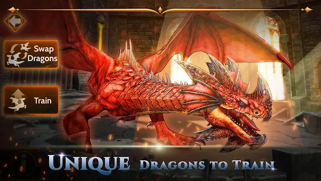 Скачать взломанную War Dragons (Вар Драгонс)  [МОД Меню] — полная версия apk на Андроид screen 3