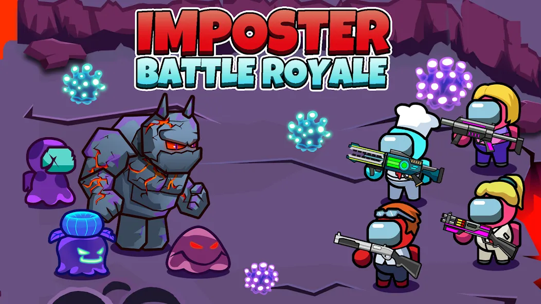 Скачать взлом Imposter Battle Royale (Импостер Батл Рояль)  [МОД Unlimited Money] — полная версия apk на Андроид screen 3