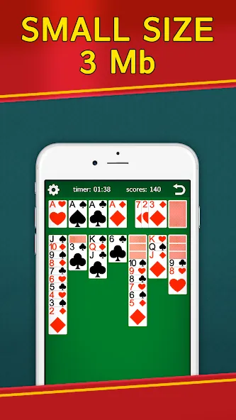 Скачать взломанную Classic Solitaire Klondike  [МОД Unlocked] — стабильная версия apk на Андроид screen 2