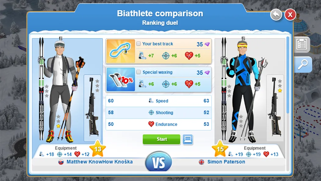 Скачать взлом Biathlon Mania (Биатлон Мания)  [МОД Много денег] — полная версия apk на Андроид screen 5