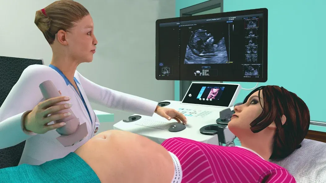 Взлом Pregnant Mother Simulator Game (Симулятор беременной мамы)  [МОД Много денег] — полная версия apk на Андроид screen 1