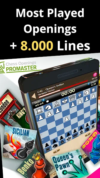 Скачать взлом Chess Openings Promaster  [МОД Menu] — полная версия apk на Андроид screen 4