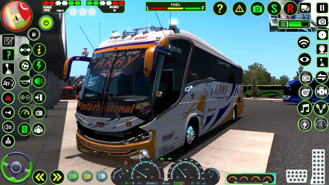 Скачать взломанную Euro Coach Bus Simulator 3D (Паблик Коуч Бас Драйвинг 3Д)  [МОД Много денег] — стабильная версия apk на Андроид screen 1