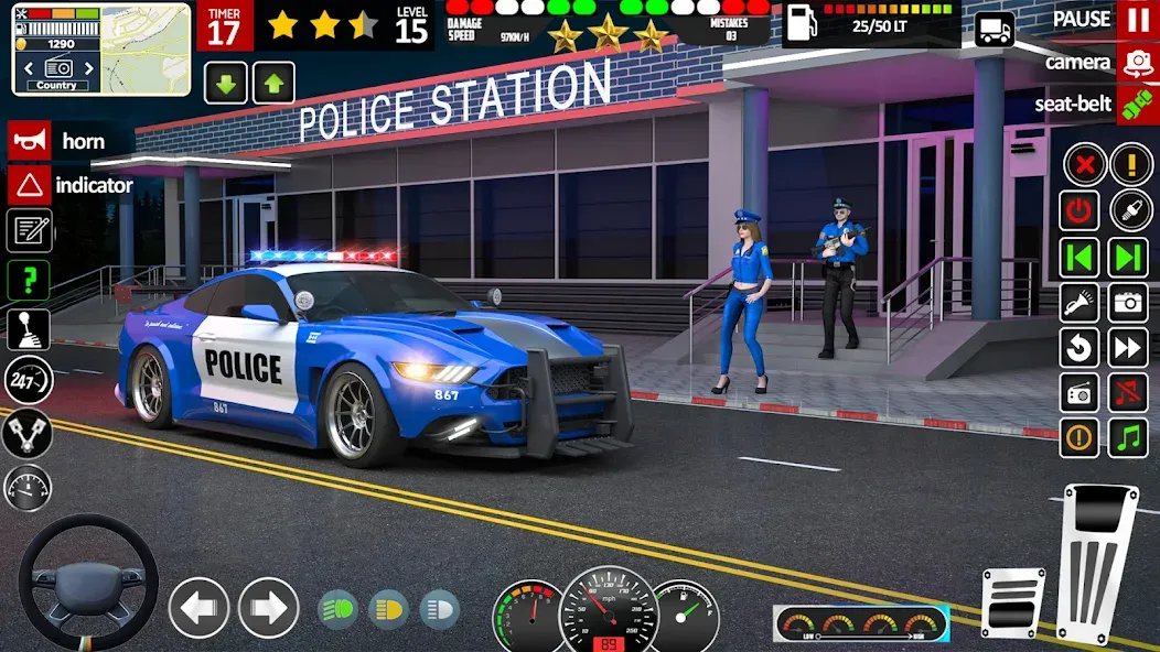 Взлом City Police Car Driving Games  [МОД Меню] — последняя версия apk на Андроид screen 1