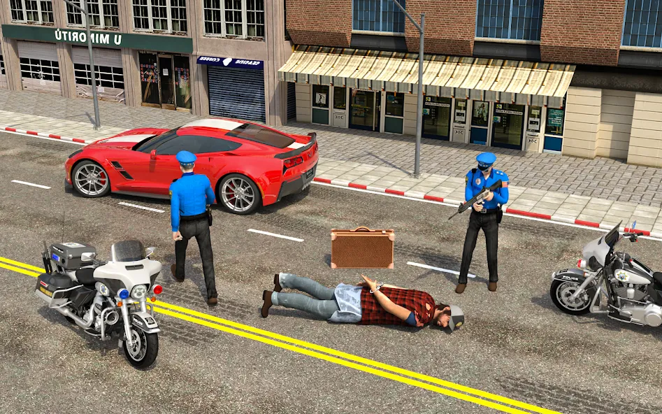 Взлом City Police Car Driving Games  [МОД Меню] — последняя версия apk на Андроид screen 2