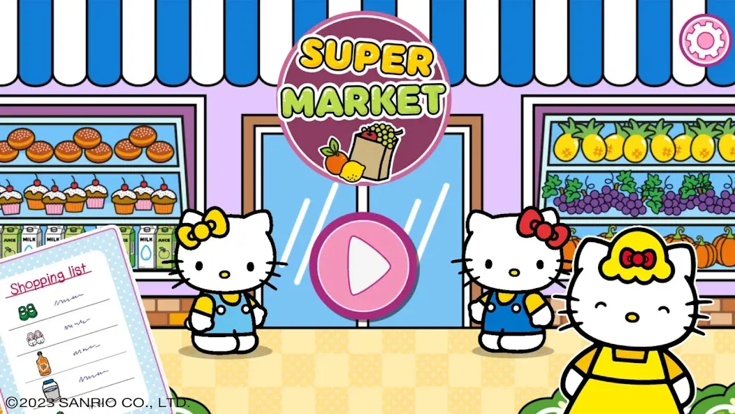 Скачать взлом Hello Kitty: Kids Supermarket (Хеллоу Китти)  [МОД Unlocked] — последняя версия apk на Андроид screen 1