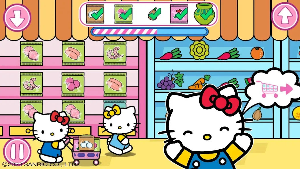 Скачать взлом Hello Kitty: Kids Supermarket (Хеллоу Китти)  [МОД Unlocked] — последняя версия apk на Андроид screen 2