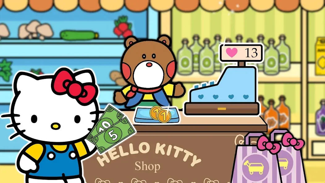 Скачать взлом Hello Kitty: Kids Supermarket (Хеллоу Китти)  [МОД Unlocked] — последняя версия apk на Андроид screen 3