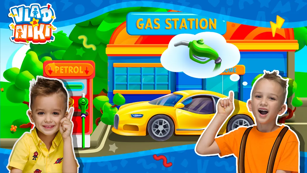 Взломанная Vlad and Niki: Car Service  [МОД Много монет] — стабильная версия apk на Андроид screen 3