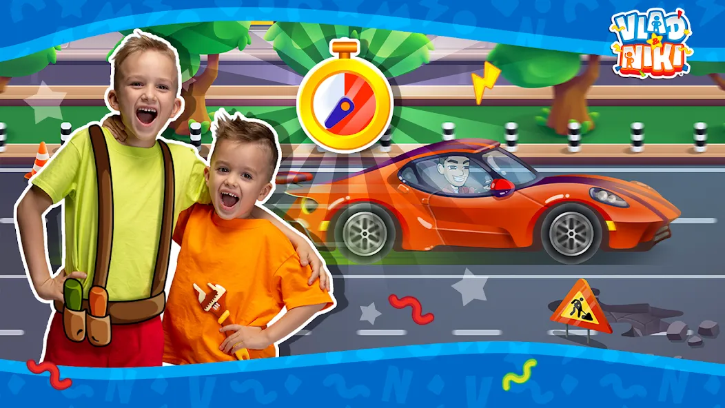 Взломанная Vlad and Niki: Car Service  [МОД Много монет] — стабильная версия apk на Андроид screen 4