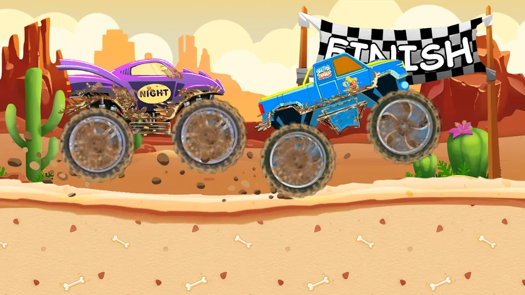 Скачать взлом Monster Truck Vlad & Niki  [МОД Много денег] — стабильная версия apk на Андроид screen 2