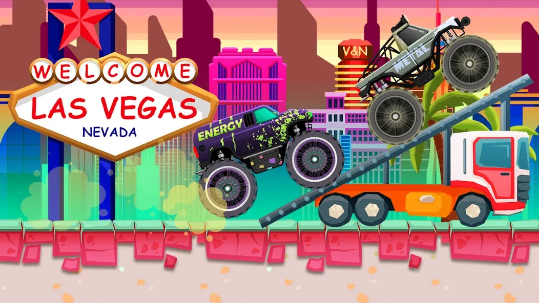 Скачать взлом Monster Truck Vlad & Niki  [МОД Много денег] — стабильная версия apk на Андроид screen 5