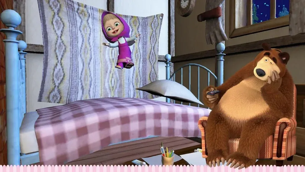 Скачать взлом Masha and the Bear: Good Night  [МОД Много денег] — последняя версия apk на Андроид screen 3