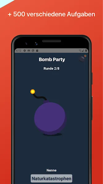 Скачать взломанную Bomb Party: Das Bombenspiel! (Бомб Пати)  [МОД Меню] — стабильная версия apk на Андроид screen 3