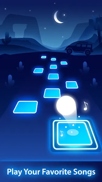 Взлом Magic Ball Tiles Hop Music Run (Меджик Бол Тайлз Хоп Мьюзик Ран)  [МОД Menu] — последняя версия apk на Андроид screen 2