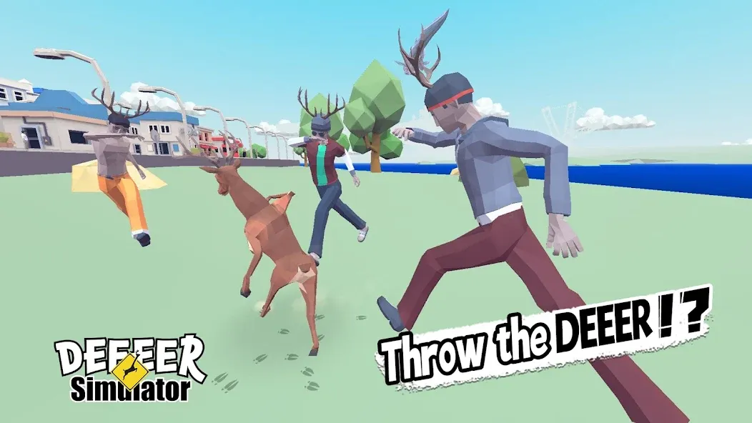 Взлом DEEEER Simulator: Modern World (ДИИИР Симулятор)  [МОД Mega Pack] — полная версия apk на Андроид screen 2