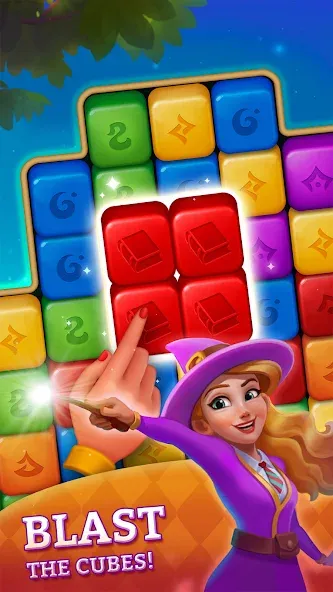 Взломанная Magic Blast: Mystery Puzzle (Маджик Бласт)  [МОД Все открыто] — полная версия apk на Андроид screen 2