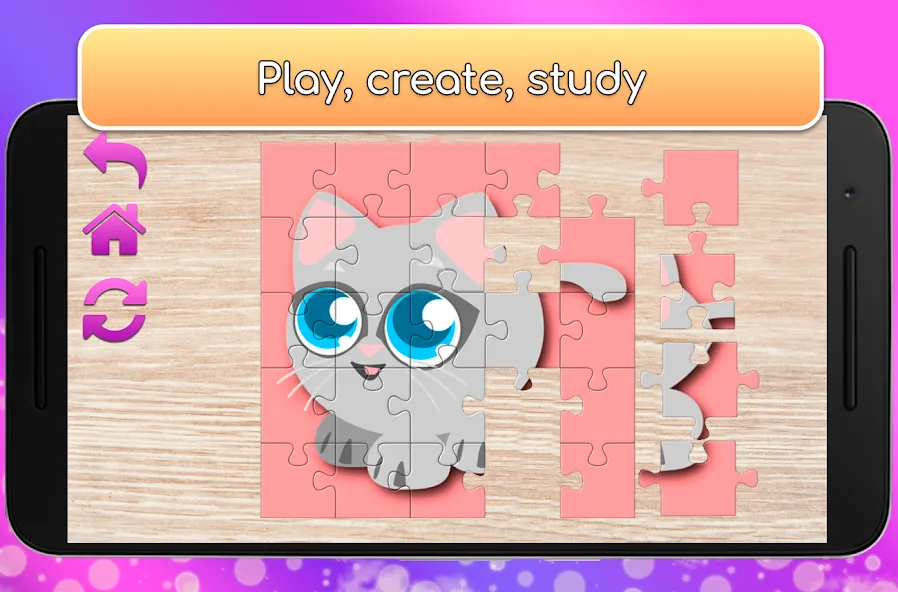 Взлом Kids Games for Girls. Puzzles  [МОД Много денег] — полная версия apk на Андроид screen 3