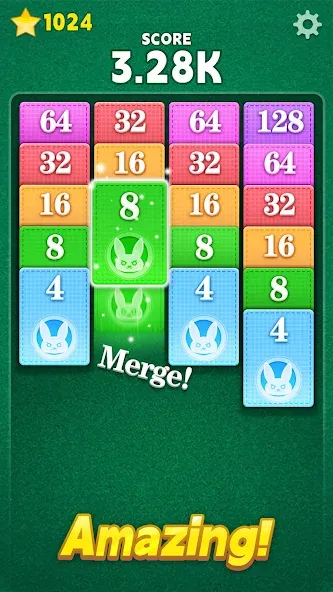 Скачать взломанную Merge Card Puzzle  [МОД Все открыто] — стабильная версия apk на Андроид screen 2