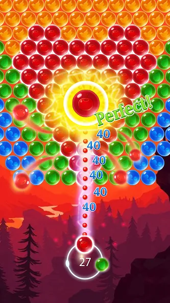 Скачать взломанную Bubble Shooter Magic Forest (Бабл шутер Магик Форест)  [МОД Много денег] — полная версия apk на Андроид screen 1