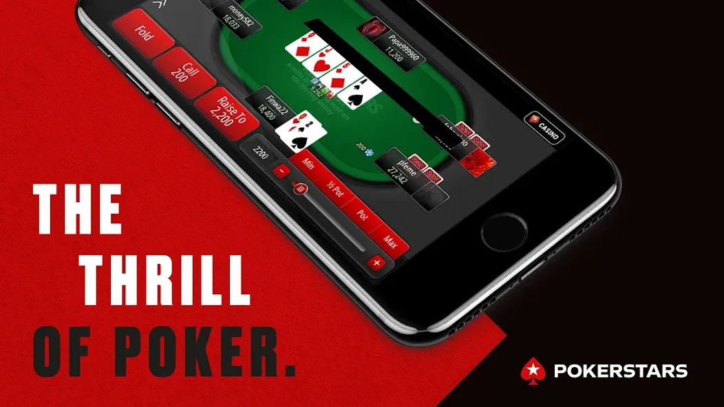 Взломанная PokerStars: Texas Holdem Games (ПокерСтарс)  [МОД Много денег] — полная версия apk на Андроид screen 1