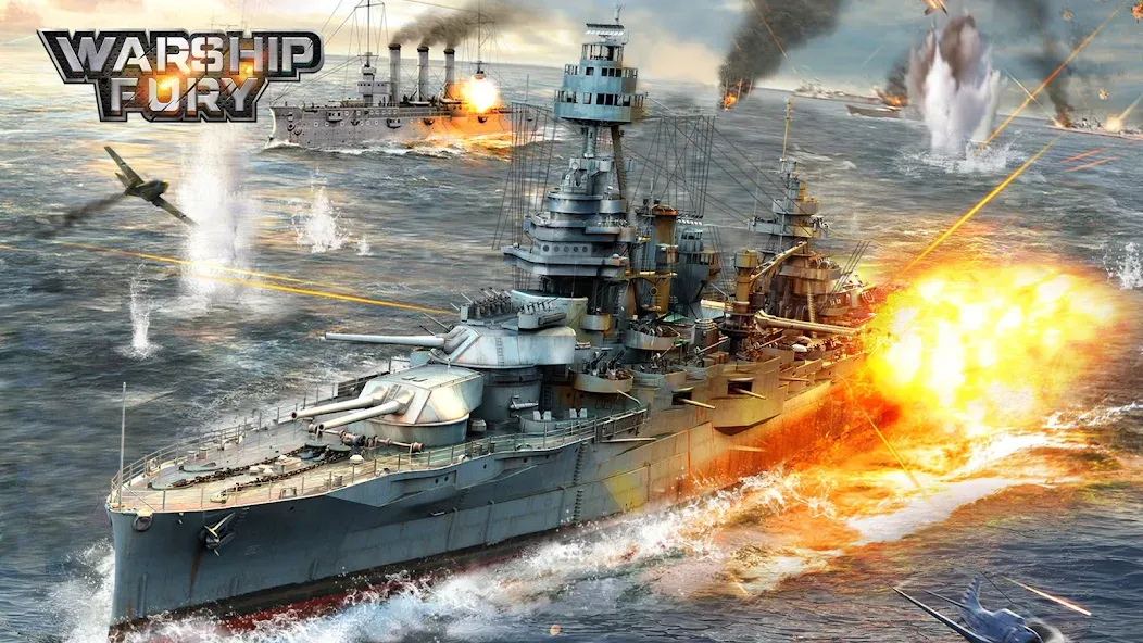 Взлом Warship Fury  [МОД Unlimited Money] — последняя версия apk на Андроид screen 1