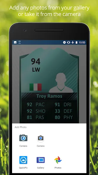 Скачать взломанную FUT Card Creator 23 (ФУТ Кард Криэйтор 23)  [МОД Unlimited Money] — полная версия apk на Андроид screen 5