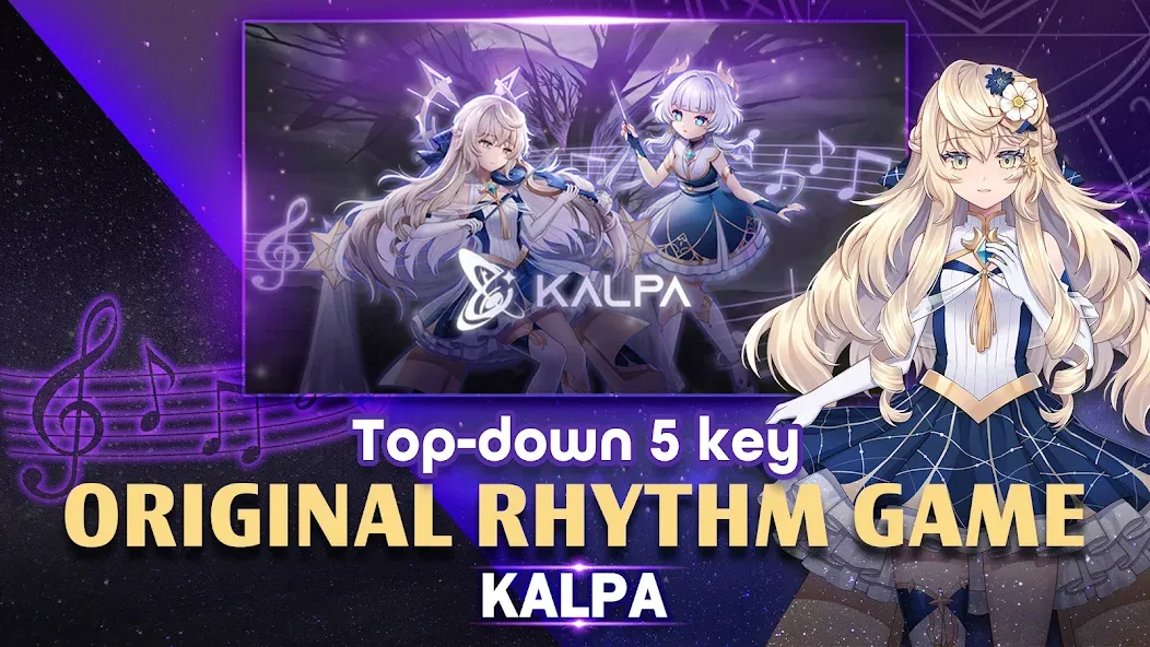 Скачать взлом KALPA — Original Rhythm Game (КАЛПА)  [МОД Много денег] — стабильная версия apk на Андроид screen 2