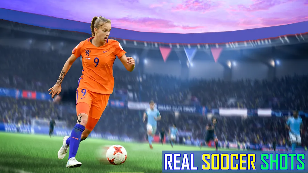 Взлом Soccer Kick Worldcup Champion  [МОД Много монет] — стабильная версия apk на Андроид screen 1