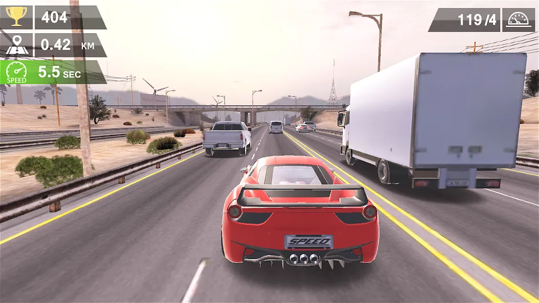 Скачать взлом Racing Traffic Car Speed  [МОД Unlimited Money] — последняя версия apk на Андроид screen 3