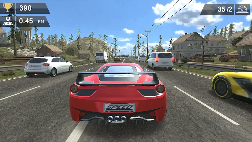 Скачать взлом Racing Traffic Car Speed  [МОД Unlimited Money] — последняя версия apk на Андроид screen 5