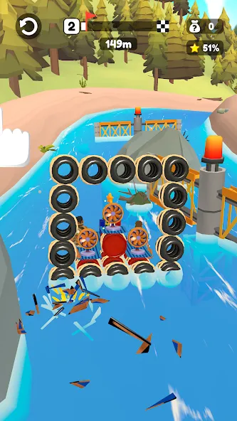 Взломанная Raft Racing (ДИУАфтинг)  [МОД Unlimited Money] — полная версия apk на Андроид screen 4