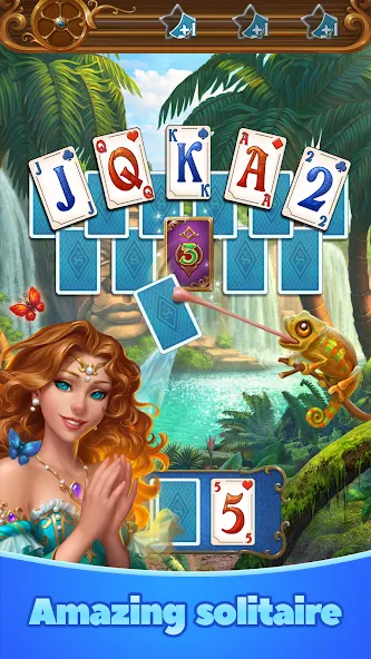 Скачать взлом Magic Story of Solitaire Cards  [МОД Mega Pack] — стабильная версия apk на Андроид screen 1