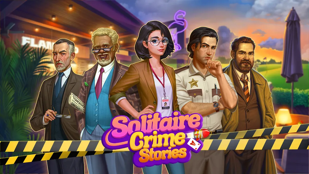 Скачать взломанную Solitaire Crime Stories  [МОД Mega Pack] — полная версия apk на Андроид screen 5