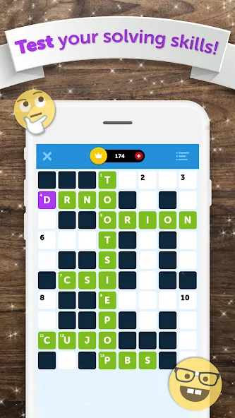 Скачать взломанную Crossword Quiz (Кроссворд Квиз)  [МОД Меню] — полная версия apk на Андроид screen 1