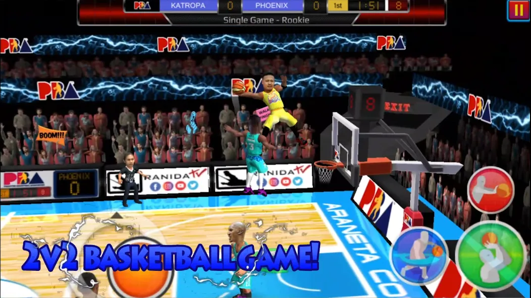 Взлом Basketball Slam! (Баскетбол Слэм)  [МОД Бесконечные монеты] — полная версия apk на Андроид screen 1