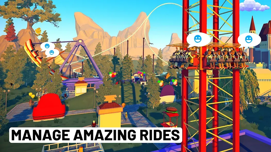 Скачать взломанную Real Coaster: Idle Game (Реал Коастер)  [МОД Много монет] — полная версия apk на Андроид screen 2