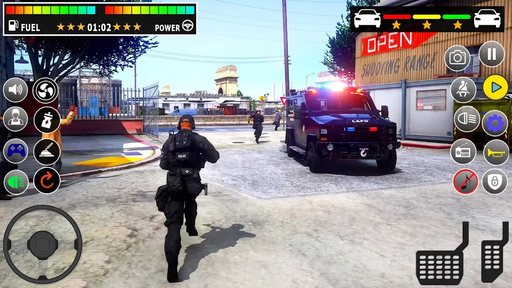 Взломанная Police Games Simulator: PGS 3d  [МОД Все открыто] — стабильная версия apk на Андроид screen 3