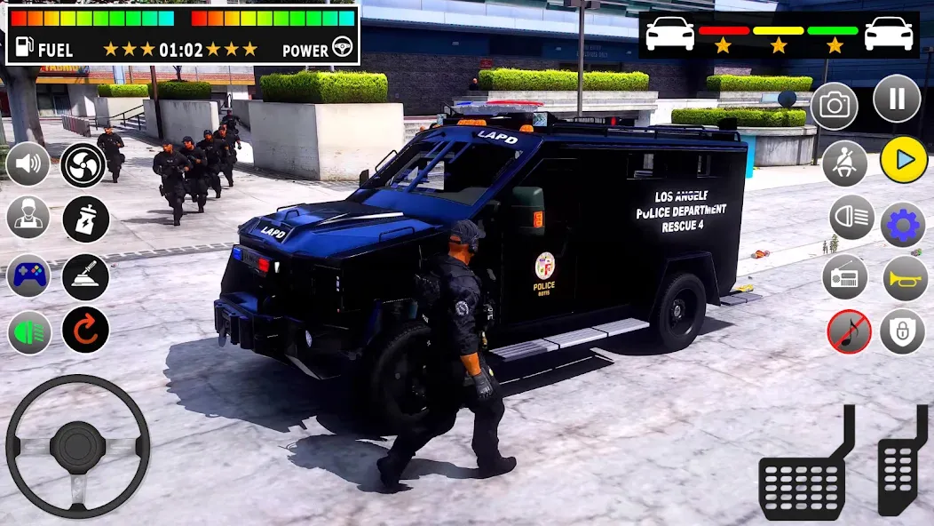 Взломанная Police Games Simulator: PGS 3d  [МОД Все открыто] — стабильная версия apk на Андроид screen 4