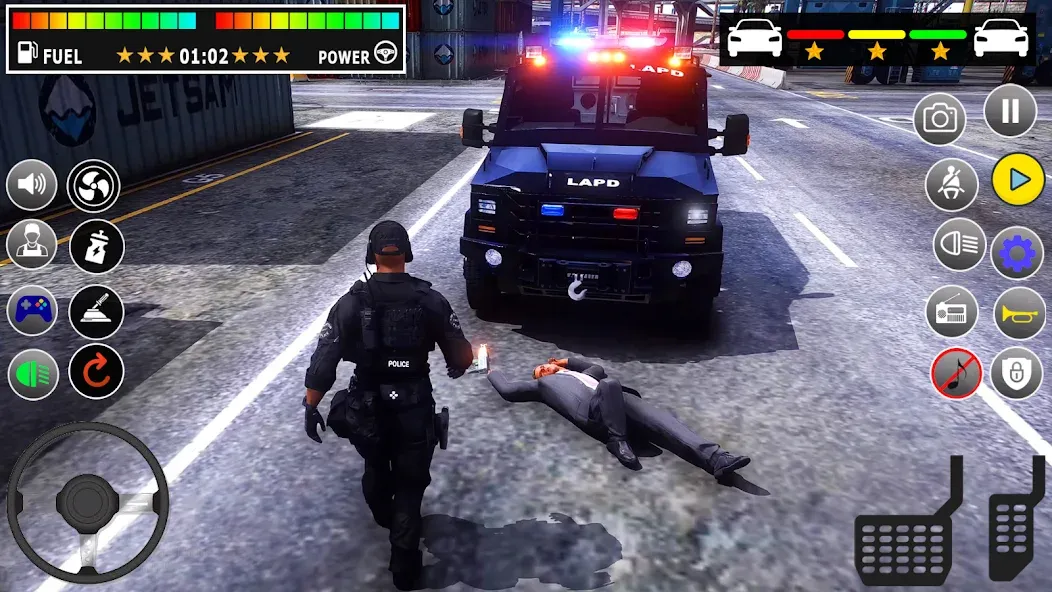 Взломанная Police Games Simulator: PGS 3d  [МОД Все открыто] — стабильная версия apk на Андроид screen 5