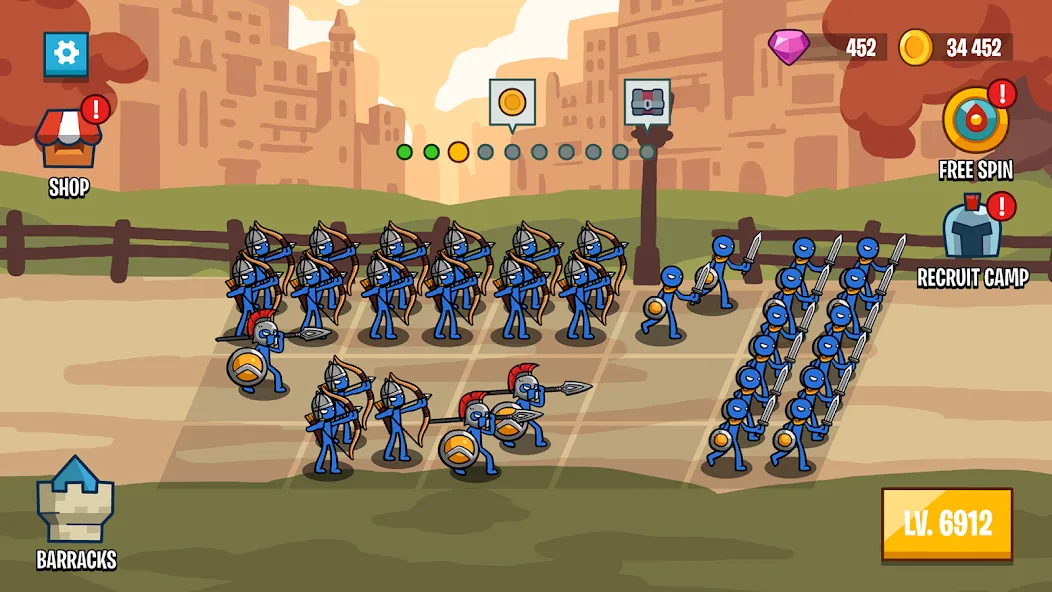 Скачать взлом Stick Battle: War of Legions (Стик битва)  [МОД Mega Pack] — стабильная версия apk на Андроид screen 4