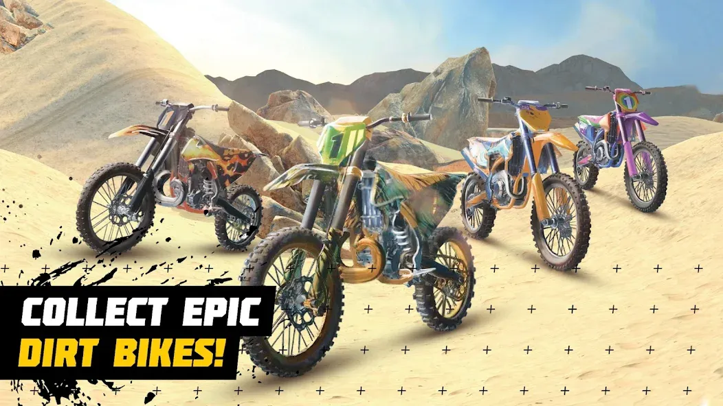 Взлом Dirt Bike Unchained: MX Racing (Дерт Байк Анчейнд)  [МОД Menu] — полная версия apk на Андроид screen 1