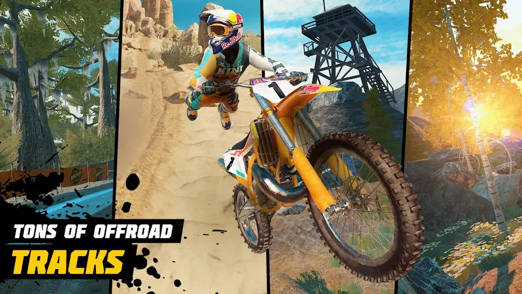 Взлом Dirt Bike Unchained: MX Racing (Дерт Байк Анчейнд)  [МОД Menu] — полная версия apk на Андроид screen 2